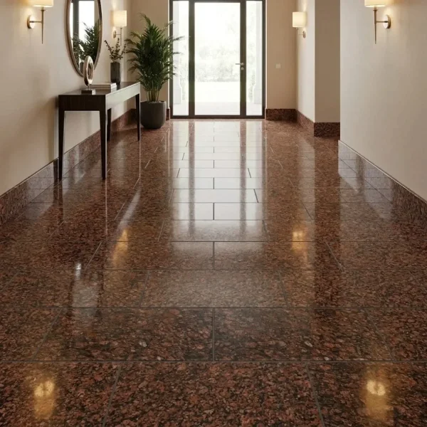 Granit Tiger Brown Placaj 61x30.5 1.2 Lustruit