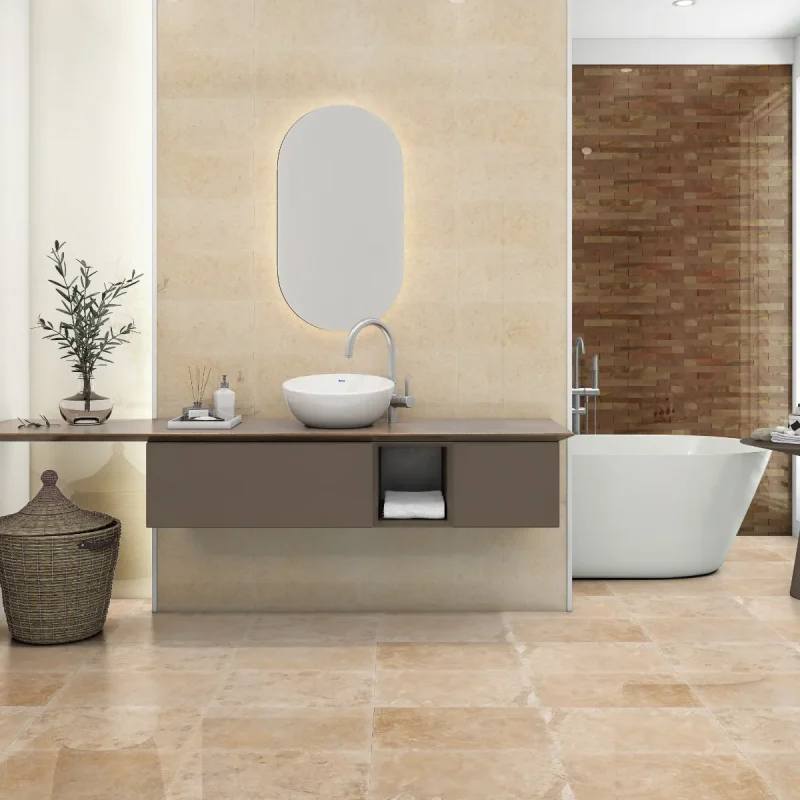 Travertin Rustic C C Placaj 45.7x30.5 12 Mat Chituit