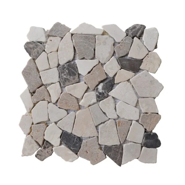 Marmura Pazzo Stn 864 Mix Emperador Cream Mozaic 30.5x30.5 0.5 Antichizat