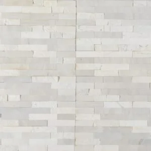 Marmura Petra Milk White Mozaic Placaj 60x15 1.2 Scapitat Lustruit