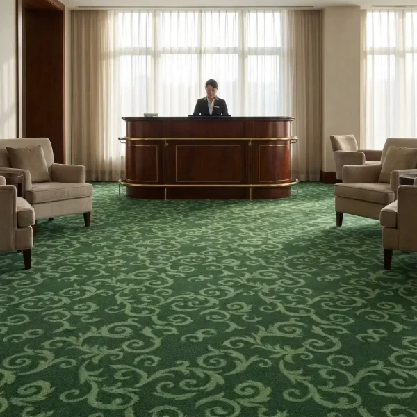 Mochetă verde stil baroc, Balta ITC PM Mozart AB 026, 4ml