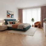 Parchet dublu stratificat fag lacuit mat Boen Beech Nature, durabil, clasic, 10x70x470 mm - Parchet herringbone