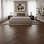 Parchet dublu stratificat nuc american lacuit mat 1 strip Boen Walnut Nature 10x70x470 mm - Parchet dublu stratificat