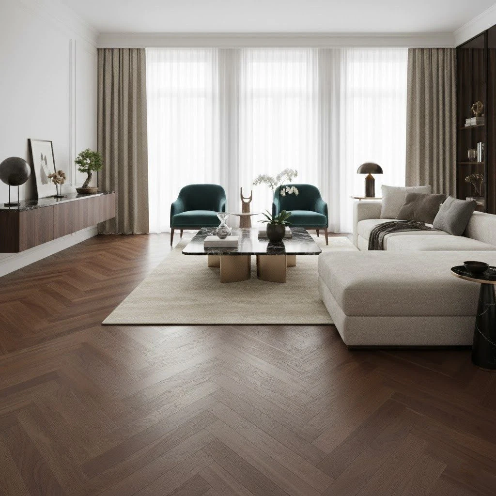 Parchet dublu stratificat nuc american lacuit mat 1 strip Boen Walnut Nature 10x70x470 mm - Parchet dublu stratificat