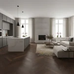 Parchet dublu stratificat stejar afumat uleiat, Boen Oak smoked Nature, 10x70x470 mm