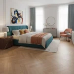 Parchet dublu stratificat stejar lacuit mat 1 strip, Boen Oak Nature, 10x70x470 mm - Parchet herringbone