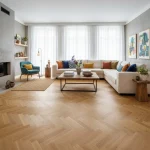 Parchet triplustratificat stejar, uleiat periat, 14x138x690 mm, Animoso, Boen - Parchet herringbone