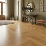 Parchet triplustratificat stejar, uleiat periat, 14x138x690 mm, Animoso, Boen - Parchet herringbone