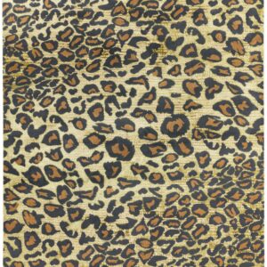 Covor lucrat manual modern model animal print quantum leopard 8 mm 200x290 cm quan200290qu01