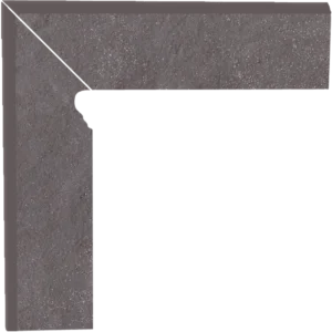 Plinta Klinker Paradyz Taurus Grys 2 Elemente Stanga 8.1x30 cm