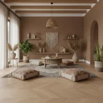 Vopsea ecologică maro pământiu Wainscot No. 55, mată, Farrow & Ball, 2.5L