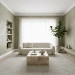 Vopsea ecologica verde mata 2 la suta luciu pentru interior Farrow  Ball Limewash Stone White No. 11 5 Litri