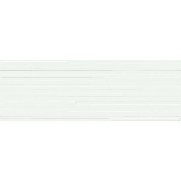 Faianță albă 3D satinată Marazzi, Pure White, 30x90 cm
