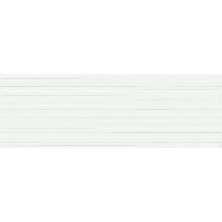 Faianță albă 3D satinată Marazzi, Pure White, 30x90 cm