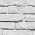 Piatra decorativa alba cu rost Stegu Siena 1, white, 0.46mp