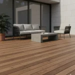 Podele terasa decking, frasin thermo, neted, 21x100x1000 mm