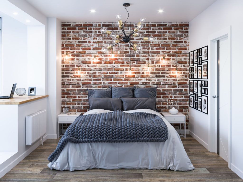 Version 1920 fit 48973 spalnya 0010000 post perete de cărămidă în dormitorul tău: 5 idei decorative