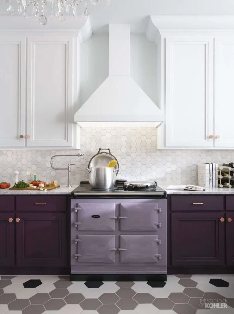 Scale 1200 2022 10 24t173642. 322 bucătărie violet: cea mai neobișnuită alegere pentru inima casei tale