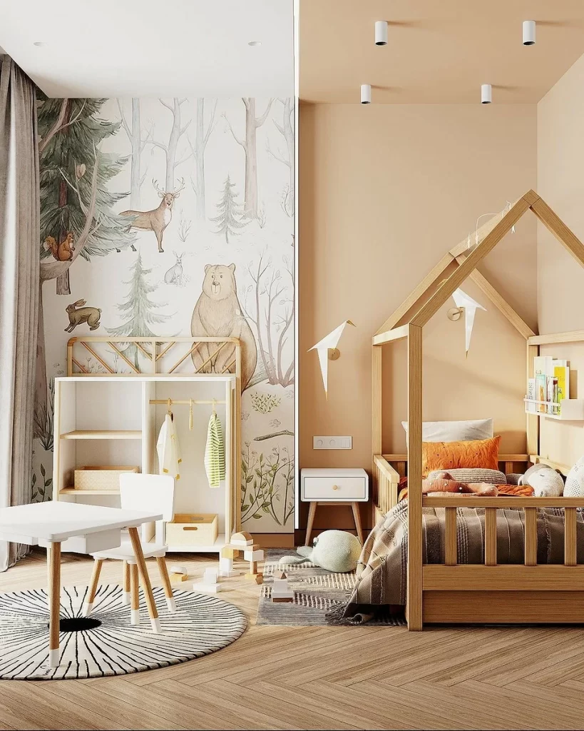 Tapet pentru camera copiilor: cele mai bune culori, materiale și 32 imagini