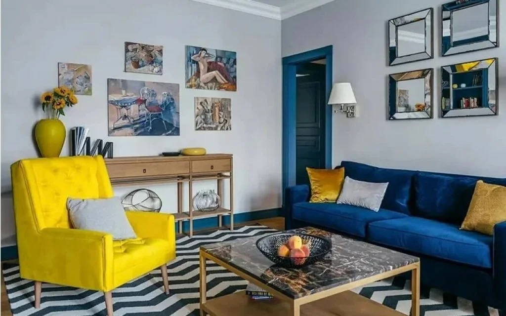 Culoarea galben în interior: cele mai bune combinații cu alte culori. O ambianță caldă și însorită în casa ta.