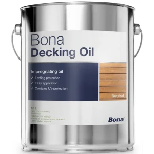Ulei deck lemn terasa, Bona, neutru, rezistent UV, 10L