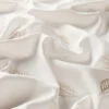 Draperii model floral alb bej din poliester printat Felix FR Gardisette latime material 138 cm
