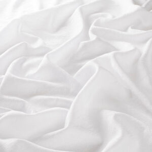 Draperii model uni alb din poliester Crash Gardisette latime material 270 cm