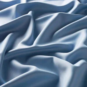 Draperii model uni bleu din poliester Dimout FR Gardisette latime material 150 cm