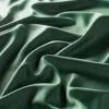 Draperii model uni verde din poliester Dimout FR Gardisette latime material 150 cm