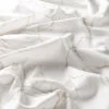 Perdele model floral alb maro vascoza si din poliester printat Beauty Gardisette latime material 280 cm