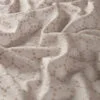 Perdele model grafic maro din poliester brodat Aurelia Gardisette latime material 290 cm