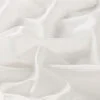 Perdele model in dungi alb argintiu din poliester voal Gamma Gardisette latime material 300 cm