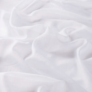 Perdele model uni alb din poliester voal Cora 300 Vol.2 Gardisette latime material 300 cm
