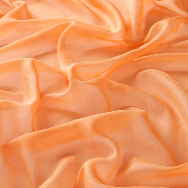 Perdele model uni portocaliu din poliester Anna 285 Vol. 2 Gardisette latime material 285 cm