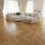 Parchet stejar lac semi-mat, Stejar Vibrance Herringbone, Barlinek 110x660x14 mm - Parchet herringbone