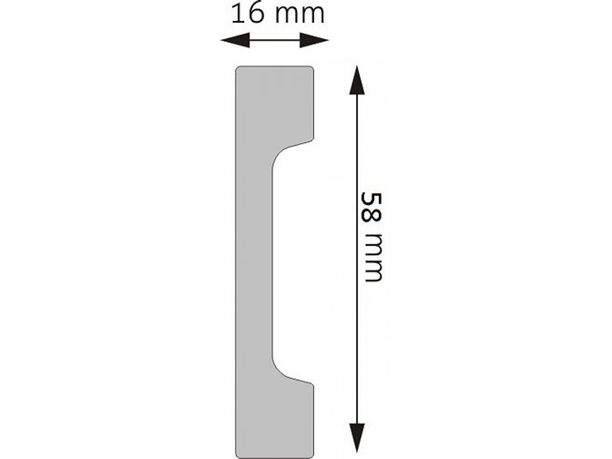 Plinta Durotec 27 244×5.7×1.6 cm