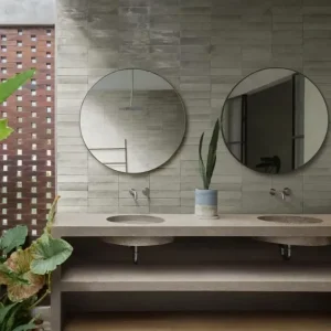 Decor Faianță Alb Lucios Structurat tip Cărămidă Lume Off White Marazzi 6X24 cm MA9P