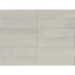 Decor Faianță Alb Lucios Structurat tip Cărămidă Lume Off White Marazzi 6X24 cm MA9P