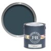 Vopsea ecologică albastră mată 2% luciu pentru interior Farrow & Ball Dead Flat Hague Blue No. 30 - 2.5L