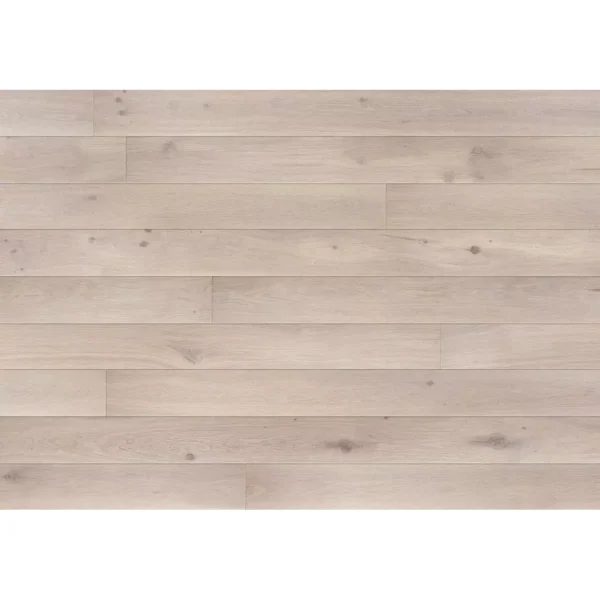 Parchet stratificat  Alaska Piccolo/Capuccino scurt 110 stejar lac mat crem 1.1 m x 110 mm x 14 mm Barlinek