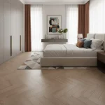 Parchet laminat Elegant Herringbone 8mm AC5 4V X-lock 525 Calisson Oak Alsafloor