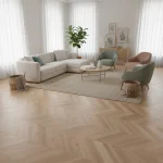 Parchet laminat model spic Supreme 8mm 33 AC6 9AP Chevron Espiga Orleans Durable Finsa