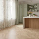 Parchet laminat model spic Supreme 8mm 33 AC6 9AP Chevron Espiga Orleans Durable Finsa - Parchet chevron