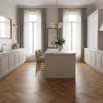 Parchet laminat Supreme 8mm 33 AC6 282B Chevron Espiga Nantes Durable Finsa - Parchet chevron
