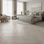 Parchet triplustratificat stejar Cappuccino, lăcuit, 180 mm, Herringbone, Barlinek - Parchet herringbone