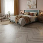 SPC ARBITON AMARON Herringbone floor 5.0/0.55 MEDICCI OAK CA 177 592x148 mm - Parchet herringbone