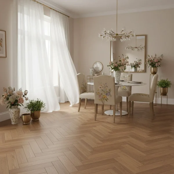 Parchet SPC EPASTEP Stejar Capuccino Herringbone 106 - Parchet herringbone