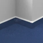 Plinta pvc pentru mocheta, fara canal cablu, alba, 25443 101 4ml