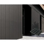Riflaj WPC compozit, negru antracit, EPAWALLS