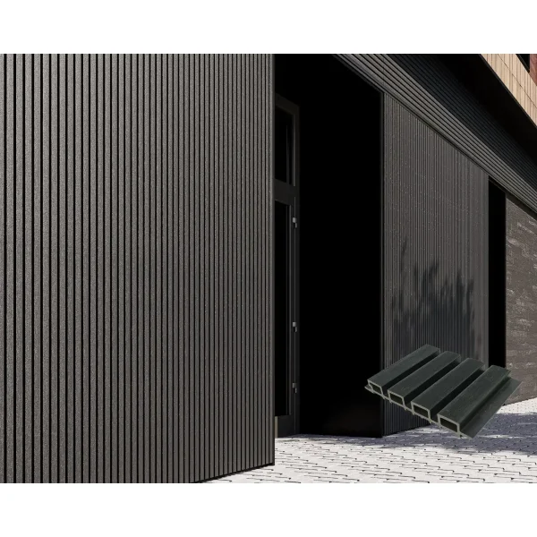 Riflaj WPC compozit, negru antracit, EPAWALLS